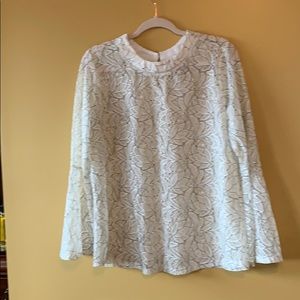 Large eyelet top by ultra pink.